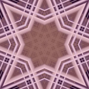 Star seamless pattern. Line pattern.  Kaleidoscopic background Foto stock