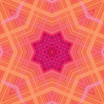 Star seamless pattern. Line pattern.  Kaleidoscopic background Foto stock