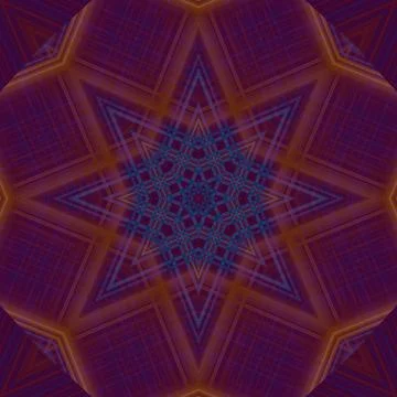 Star seamless pattern. Line pattern.  Kaleidoscopic background 스톡 사진