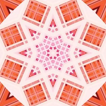 Star seamless pattern. Line pattern.  Kaleidoscopic background Foto stock