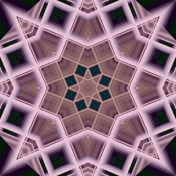 Star seamless pattern. Line pattern.  Kaleidoscopic background Foto stock