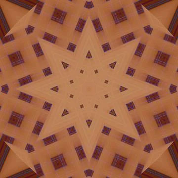 Star seamless pattern. Line pattern.  Kaleidoscopic background Stock Photos