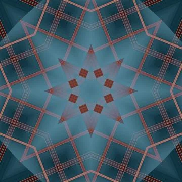 Star seamless pattern. Line pattern.  Kaleidoscopic background 스톡 사진