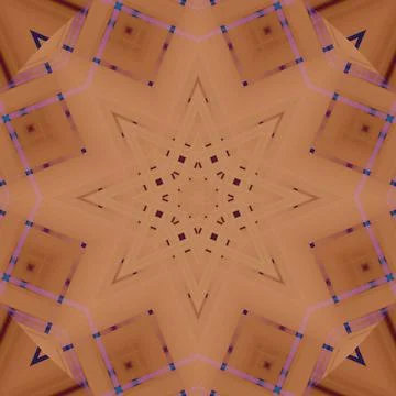 Star seamless pattern. Line pattern.  Kaleidoscopic background 스톡 사진