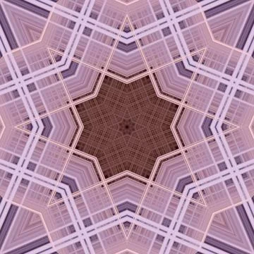 Star seamless pattern. Line pattern.  Kaleidoscopic background Foto stock