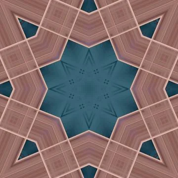 Star seamless pattern. Line pattern.  Kaleidoscopic background Foto stock