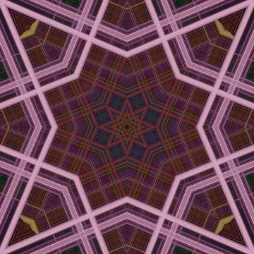Star seamless pattern. Line pattern.  Kaleidoscopic background 스톡 사진