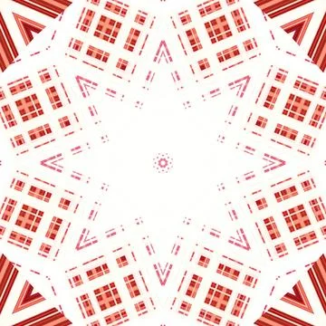 Star seamless pattern. Line pattern.  Kaleidoscopic background Foto stock