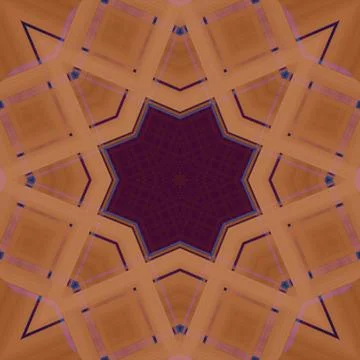 Star seamless pattern. Line pattern.  Kaleidoscopic background 写真素材
