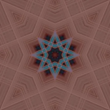 Star seamless pattern. Line pattern.  Kaleidoscopic background 스톡 사진