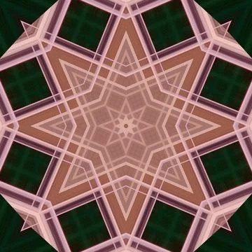 Star seamless pattern. Line pattern.  Kaleidoscopic background Foto stock