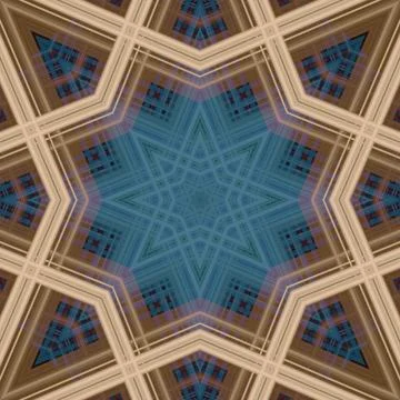 Star seamless pattern. Line pattern.  Kaleidoscopic background 写真素材