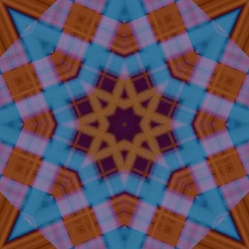 Star seamless pattern. Line pattern.  Kaleidoscopic background Stock Photos