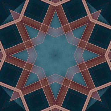 Star seamless pattern. Line pattern.  Kaleidoscopic background Stock Photos