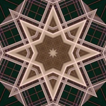 Star seamless pattern. Line pattern.  Kaleidoscopic background Stock Photos