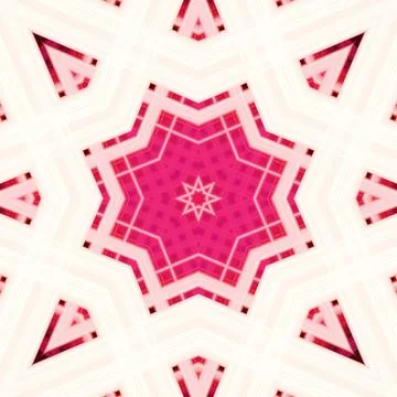Star seamless pattern. Line pattern.  Kaleidoscopic background Foto stock