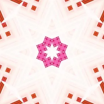 Star seamless pattern. Line pattern.  Kaleidoscopic background Foto stock