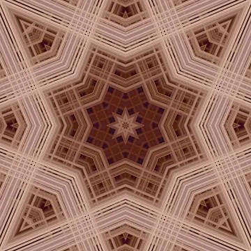 Star seamless pattern. Line pattern.  Kaleidoscopic background Foto stock