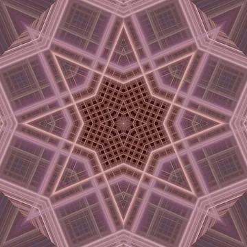 Star seamless pattern. Line pattern.  Kaleidoscopic background 스톡 사진