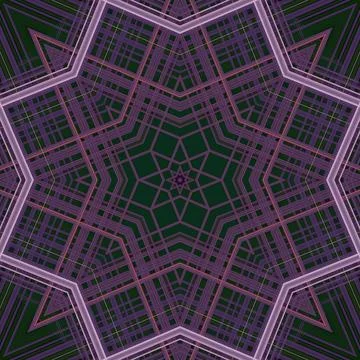 Star seamless pattern. Line pattern.  Kaleidoscopic background Foto stock