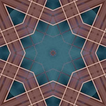 Star seamless pattern. Line pattern.  Kaleidoscopic background Stock Photos