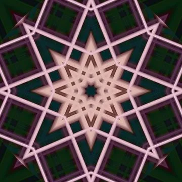 Star seamless pattern. Line pattern.  Kaleidoscopic background Foto stock