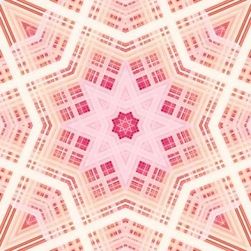 Star seamless pattern. Line pattern.  Kaleidoscopic background 스톡 사진
