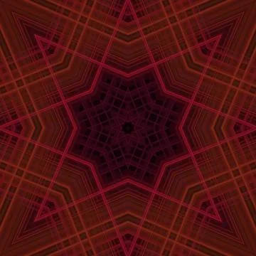 Star seamless pattern. Line pattern.  Kaleidoscopic background Foto stock