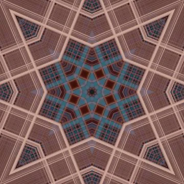 Star seamless pattern. Line pattern.  Kaleidoscopic background Stock Photos