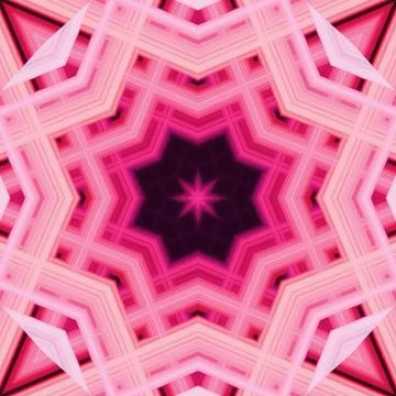 Star seamless pattern. Line pattern.  Kaleidoscopic background Stock Photos