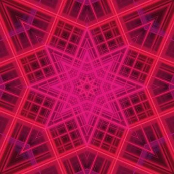 Star seamless pattern. Line pattern.  Kaleidoscopic background 写真素材