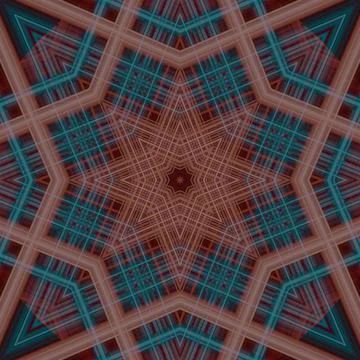 Star seamless pattern. Line pattern.  Kaleidoscopic background Stock Photos