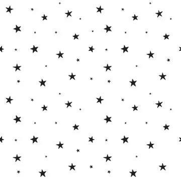 Star seamless pattern. Night, space or christmas theme. Stock Illustration