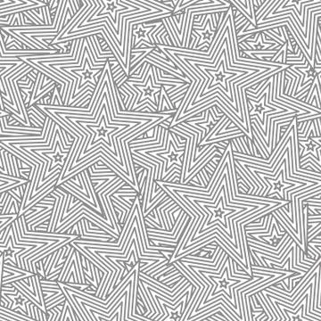Star seamless pattern - vector abstract background 스톡 일러스트