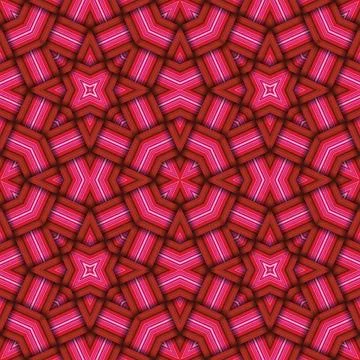 Star seamless pattern. Woven pattern of lines. Stock Illustration
