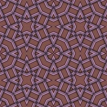 Star seamless pattern. Woven pattern of lines. Stock Illustration