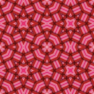 Star seamless pattern. Woven pattern of lines. Stock Illustration
