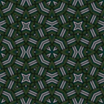 Star seamless pattern. Woven pattern of lines. Stock Illustration