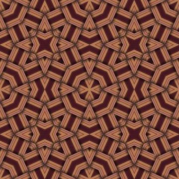 Star seamless pattern. Woven pattern of lines. Stock Illustration