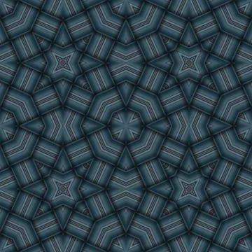 Star seamless pattern. Woven pattern of lines. Stock Illustration