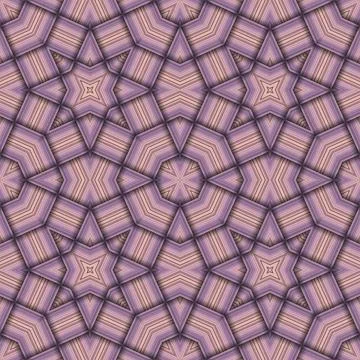 Star seamless pattern. Woven pattern of lines. Stock Illustration