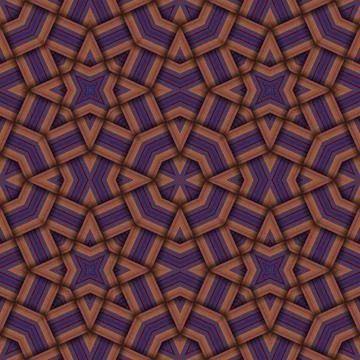 Star seamless pattern. Woven pattern of lines. Stock Illustration