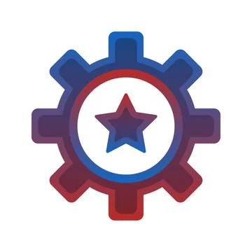 Star service logo element design template icon Stock Illustration