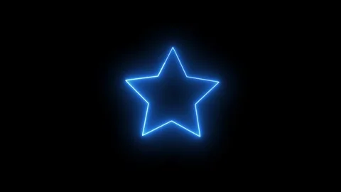 Star shape .Abstract hot bright particle star shape, Stock Footage 305008036