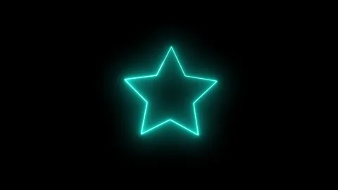Star shape .Abstract hot bright particle star shape, Stock Footage 305008056