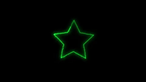 Star shape .Abstract hot bright particle star shape, Stock Footage 305008116