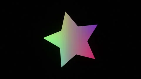 Star shape animation, abstract art, design pattern Stock Footage 245058023