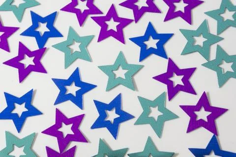 Star Shape  on  Background Stock Photos