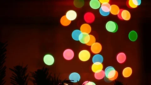 Star shape flashing light, light blinkers, night party in the garden 스톡 동영상 71383029