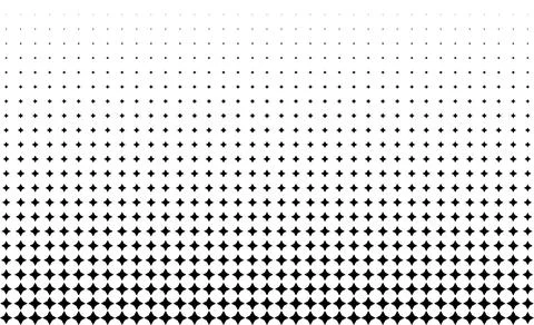 Star Shape with Halftone Dots Effects, vector background Stock Illustration